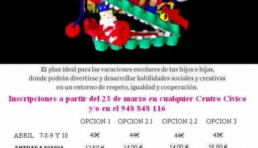Abierto por vacaciones de Semana Santa 2015
