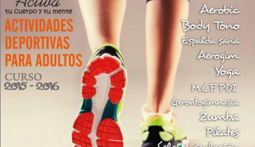 Actividades deportivas para adultos 2015-2016