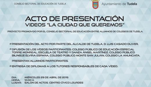 Acto de presentación 'La ciudad que queremos'