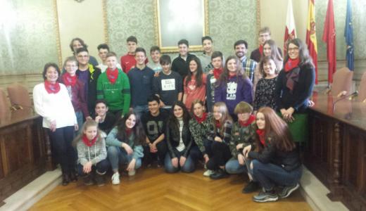 Alumnos alemanes IES Valle del Ebro