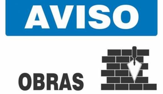 Aviso obras Paseo de Pamplona