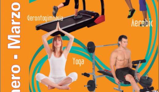 Cartel actividades deportivas para adultos Enero-Marzo 2014