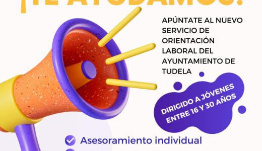 Cartel asesoramiento empleo juvenil