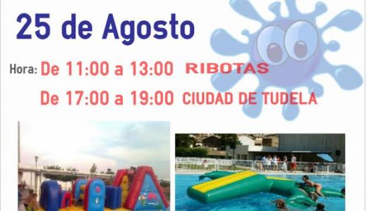 Cartel fiesta acuática