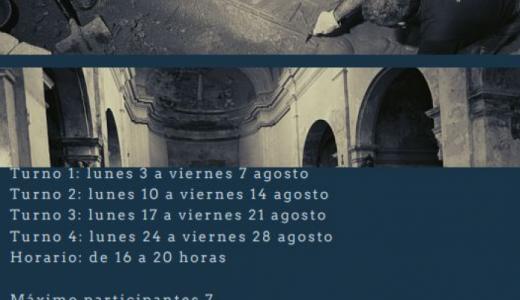 Cartel Taller arqueología
