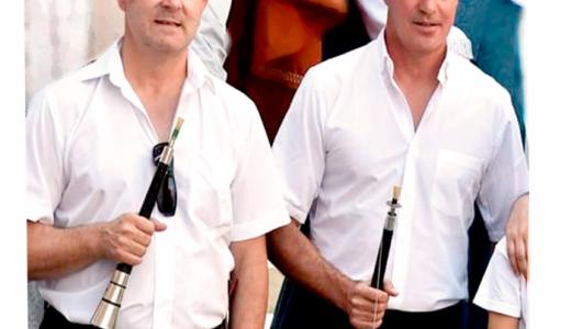 Fernando León Barrero y Javier Pérez de Obanos Oyarbide, Gaiteros de Tudela, ,Premio “Remacha honorífico 2018”.