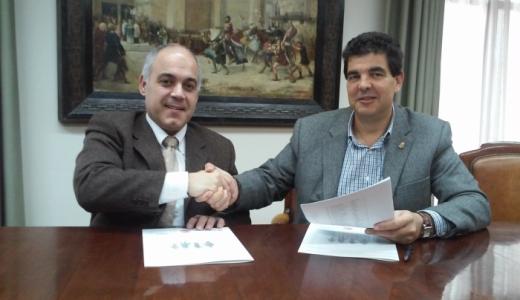 Firma del convenio con la AEN
