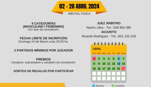 II Torneo de Primavera de Tenis 2 - 20 abril 2024
