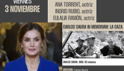Letizia homenaje Saura