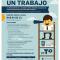 Cartel servicio orientación jóvenes desempleados