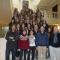 El Ayuntamiento recibe a alumnos franceses de intercambio escolar con el IES Benjamín de Tudela.