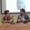 El Presidente de la Fundación ICO Pablo Zalba y el Alcalde de Tudela Eneko Larrarte