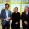 Eneko Larrarte, Uxue Barkos y Rafael Remírez de Ganuza