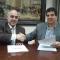 Firma del convenio con la AEN