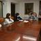Maria José Jiménez, Maria Jose López, Marisa Marqués (Concejala de Bienestar Social), el alcalde Eneko Larrarte y Mª Luz Lacarra.