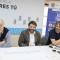 Sigifredo Martín (Director del Área de Ordenación del Territorio), Curro Blasco  (arquitecto redactor) y Daniel López(Concejal Delegado de Urbanismo)